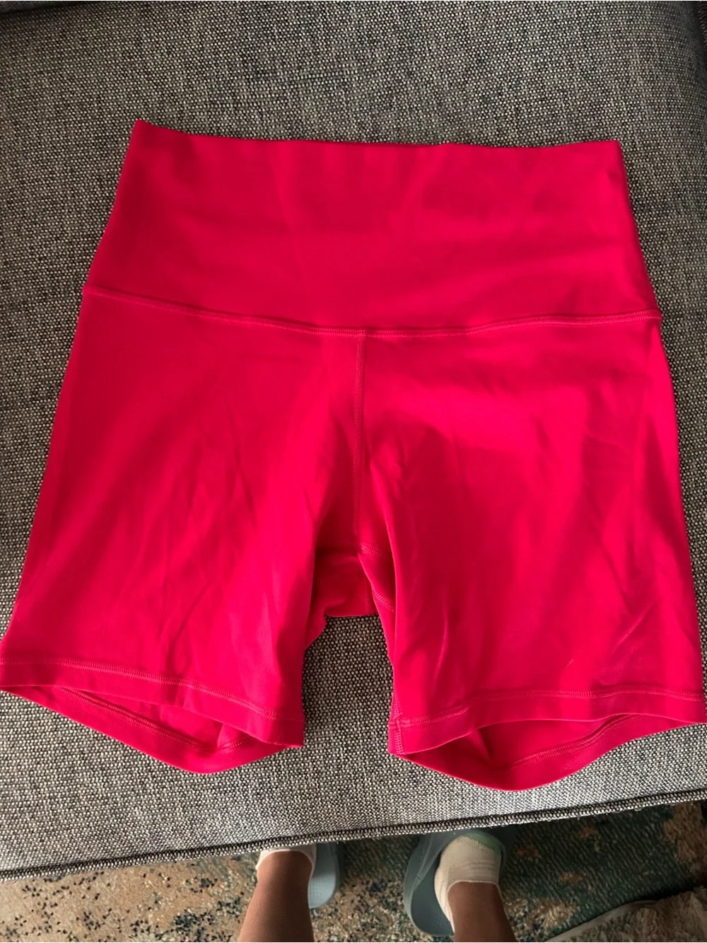 Pink high rush Align shorts
